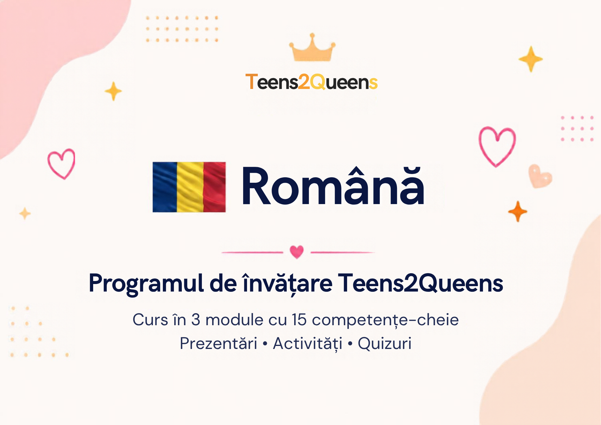 🇷🇴 Română | Programul de învățare Teens2Queens